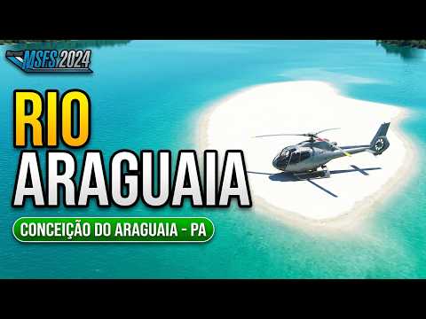 Voo sobre Conceição do Araguaia-PA no Airbus H120 - MSFS 2024