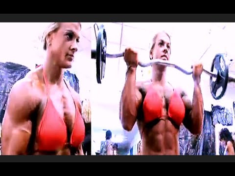 Biggest Female Bodybuilder Kris Murrell Pump Room