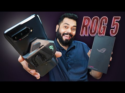 ASUS ROG Phone 5 Unboxing & First Look ⚡ Crazy Fast Gaming Beast!