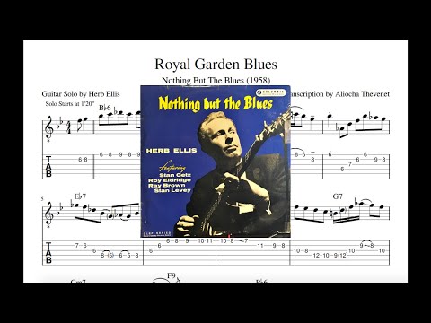 Herb Ellis // Royal Garden Blues // Note for Note
