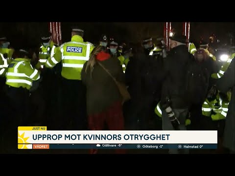 Tusentals i protest mot mäns våld mot kvinnor - Nyhetsmorgon (TV4)