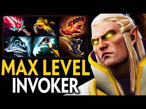 INTENSE 1 HOUR GAME!! MAX LEVEL INVOKER EPIC 30 KILLS | Dota 2 Invoker