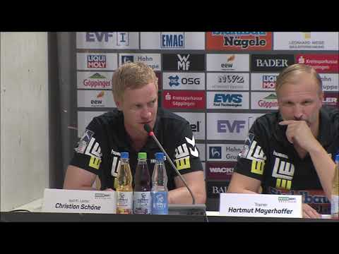 Pressekonferenz nach dem Spiel gegen die Füchse Berlin (08.09.2019)