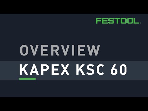 Overview: KSC 60 Cordless Sliding Compound Miter Saw