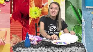 BOYS AND GIRLS CLUB FLOWER AND BUTTERFLY