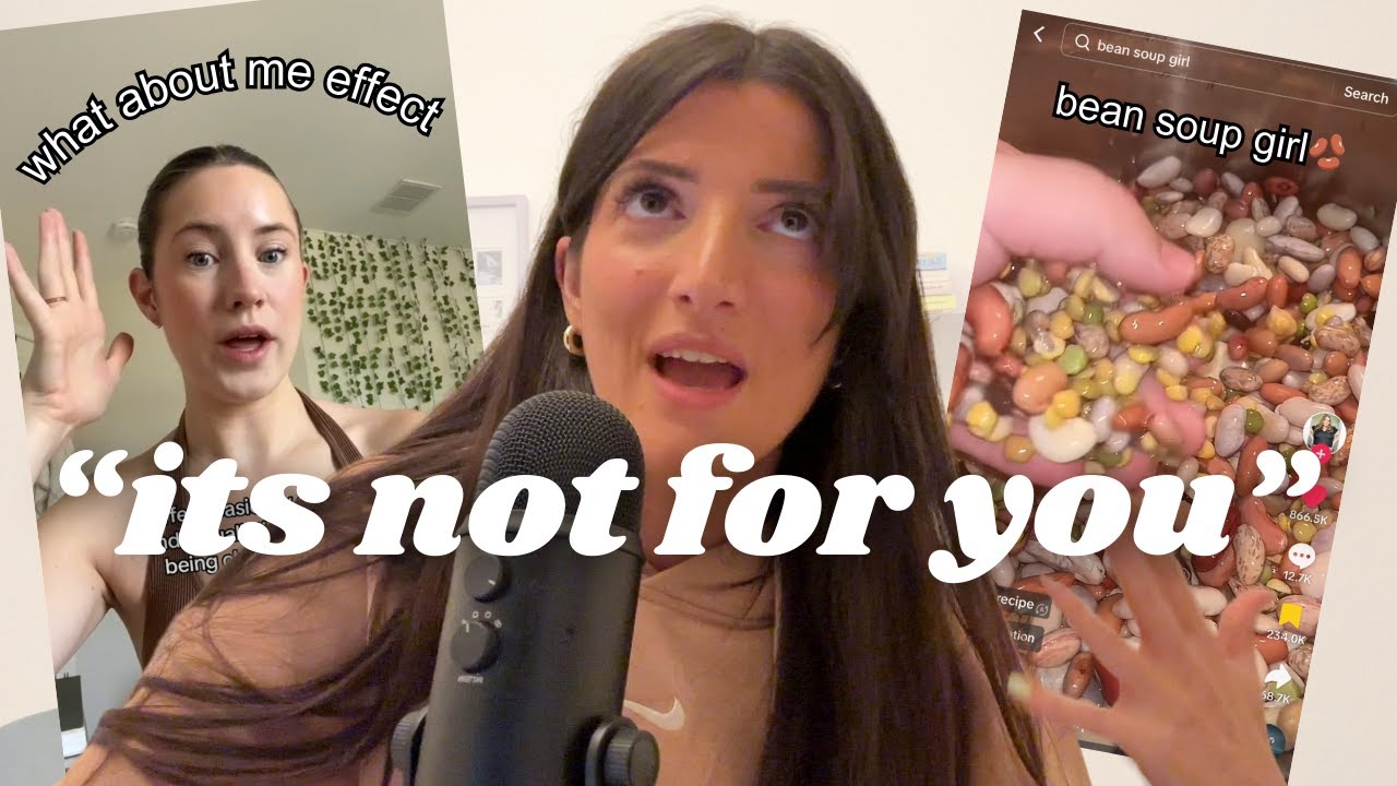 BUT WHAT ABOUT ME? lets chat whataboutmeism + bean soup tiktok and negativity on social media
