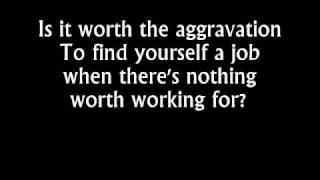 Oasis - Cigarettes and Alcohol ( Lyrics on screen )