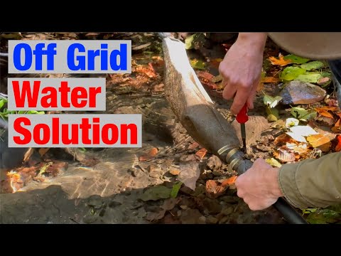 We Built a Gravity-Powered Off-Grid Water System