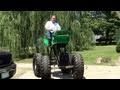 Awesome Monster Lawn Mower Start Up And Drive