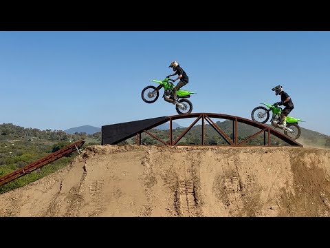 Axell Hodges & Carson Brown Shred Pit Bikes at The SlayGround!