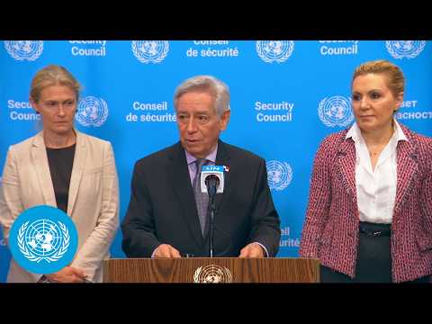 Video Thumbnail: Women, Peace and Security - Joint Security Council Media Stakeout | United Nations