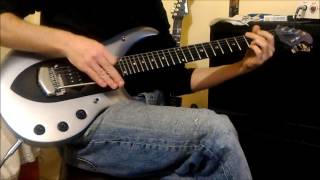 Video thumbnail for Dream theater "line in the sand" solo cover- music man majesty (smen guitars) by Marco Savini
