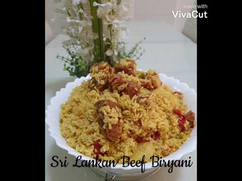 Sri Lankan Beef Biryani