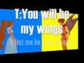 Let me be your wings lyrics-Thumbelina and ...