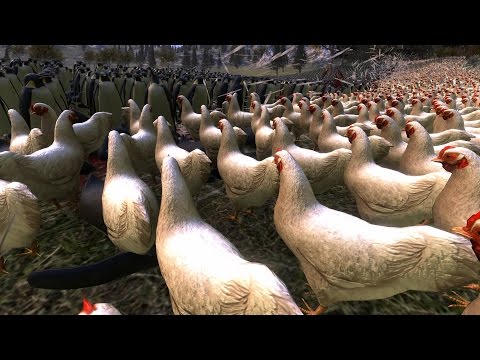 30.000 CHICKENS vs 30.000 PENGUINS - Ultimate Epic Battle Simulator
