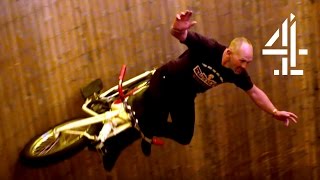 Guy Martin Learns How to Ride the Wall of Death