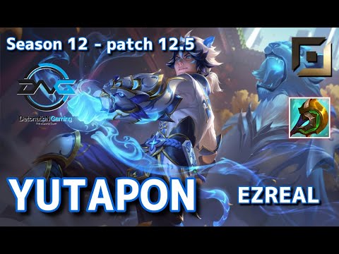 【KRサーバー/M1】DFM Yutapon エズリアル(Ezreal) VS ジンクス(Jinx) BOT - Patch12.5 KR Ranked【LoL】