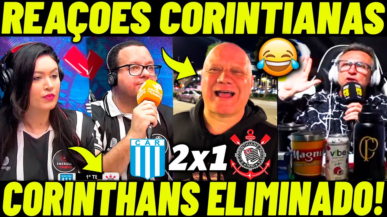 REAÇÕES DOS CORINTIANOS! CORINTHIANS TÁ ELIMIMINADO DA SULAMERICA! A FARRA CONTINUA