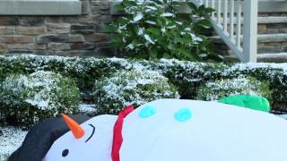 KALEIDOSCOPE INFLATABLE SNOWMAN CHRISTMAS DECOR - Improvements Catalog