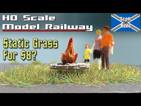 Making A Budget Static Grass Applicator For Under $10 For My New Model Railway Scenery.