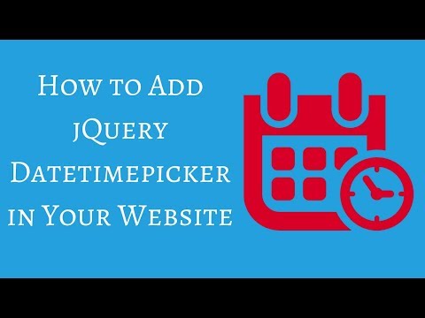 How to Implement jQuery Datepicker with Timepicker