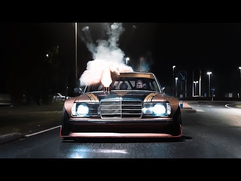 DER VERRÜCKTESTE MERCEDES S123 TURBO DIESEL ALLER ZEITEN – VOLLSTÄNDIGES KOHLEFASER-BODYKIT!!