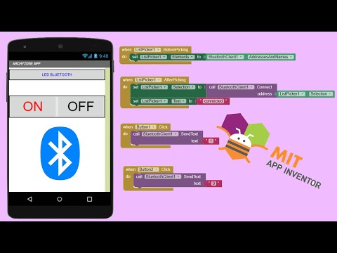 Come creare l'applicazione per accendere e spegnere un led con ardiono e HC 05 diy
