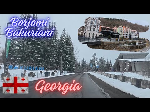 Borjomi and Bakuriani in winter 2025 | Georgia | 4K | Travel vlog