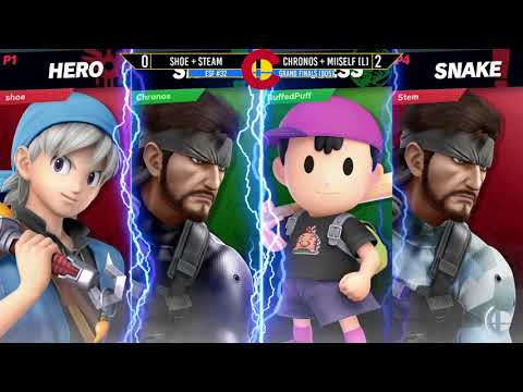 Elite Smash Friday #32 - Chronos + Miiself [L] Vs. Steam + Shoe - Grand Finals