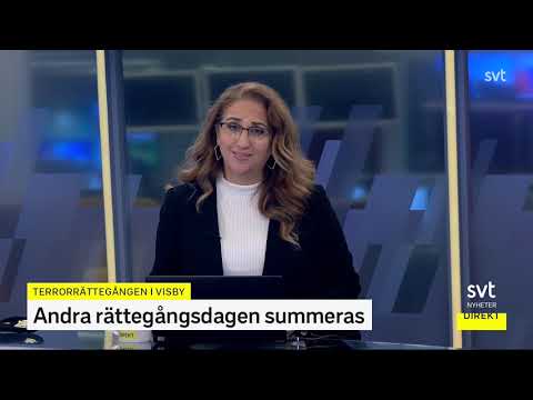 Nyheter direkt - Terrorrättegången i Visby: Del 2 (SVT 2022.11.09)