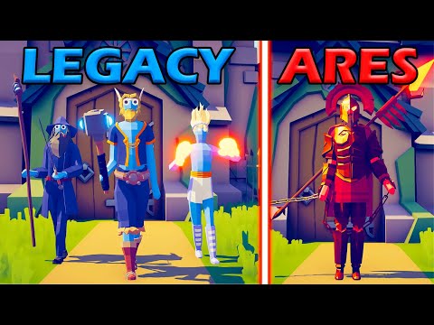 LEGACY TEAM vs ARES TEAM - Totally Accurate Battle Simulator | TABS