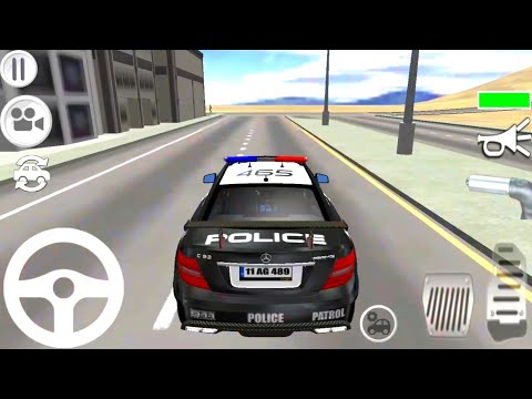 Police car Mercedes S63 Driving #9 - Hot pursuit Simulator 3D - Android Gameplay