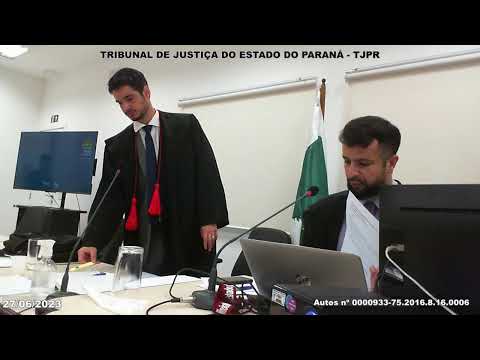 Júri Curitiba 27/06/2023 - Centro Judiciário do Ahú
