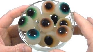 How To Make Colors Eyeball Jelly DIY Rainbow Colors Eye