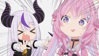 【手描き】こよりだけを一途に吸うラプラス【ラプラス・ダークネス/ホロライブ切り抜き】