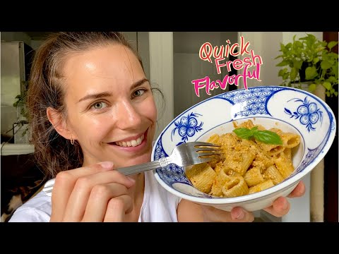 Fresh Pesto In 5 Minutes | Italian Modern Everyday Cooking With Mary Jane