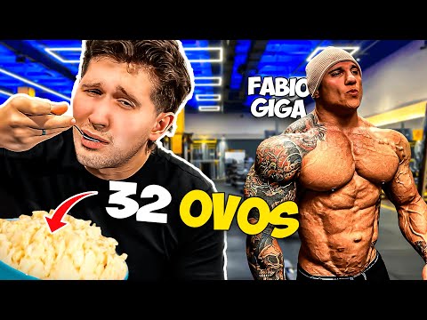 FIZ A DIETA DO FABIO GIGA POR 24 horas!!!