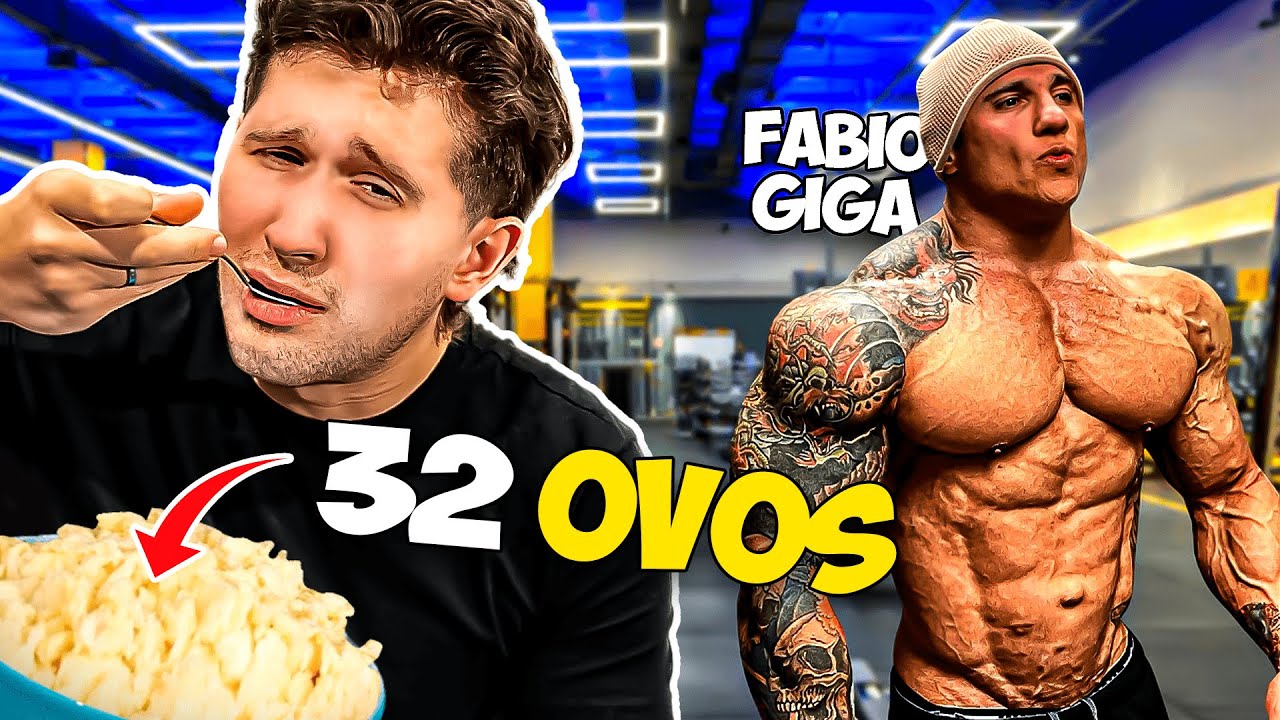 FIZ A DIETA DO FABIO GIGA POR 24 horas!!!