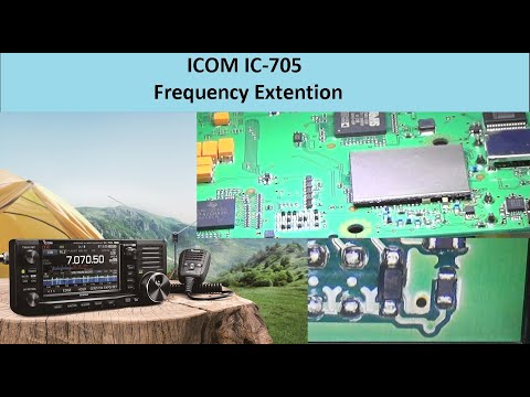 #257 ICOM IC-705  How Frequency Expansion is performed...