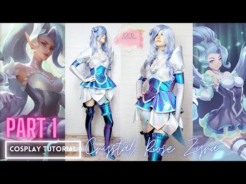 CRYSTAL ROSE ZYRA COSPLAY TUTORIAL- PART 1 #cosplay #anime #sewing