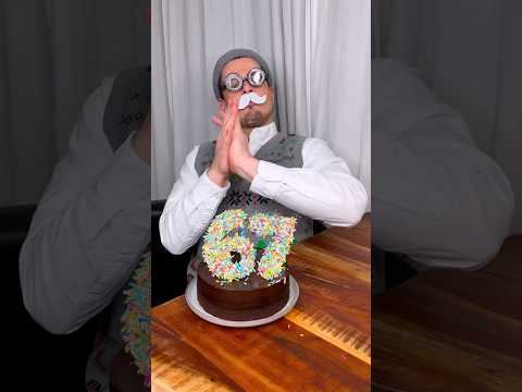 How to make the best CHOCOLATE and SPRINKLES 67 for grandpa's birthday cake?😅❤️🍰| CHEFKOUDY