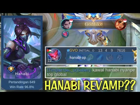 REVAMP HANABI ?? THIS UNDERESTIMATE MARKSMAN CAN CARRY THIS GAME ! HANABI REVAMP - MOBILE LEGENDS