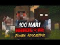 100 Days Of Minecraft Hardcore But Zombie Apocalypse