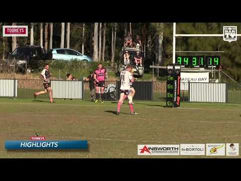 2019 Central Coast RL - 1st Grade Round 17 Highlights - Berkeley Vale v Ourimbah