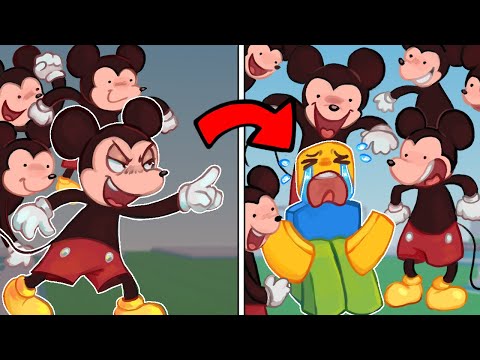 I RAIDED ROBLOX with a MICKEY ARMY...