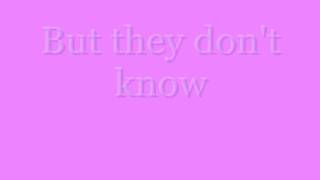 Alexandra Burke - They Don&#39;t Know With Lyrics