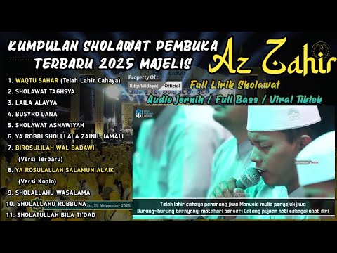 Full Album Sholawat Pembuka Majelis Az Zahir Terbaru 2025| Waqtu Sahar | Full Lirik Arab [Part 22]