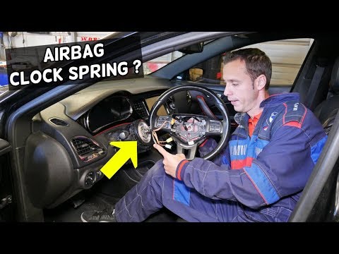 WHAT IS AN AIR BAG CLOCK SPRING. WHY STEERING WHEEL CONTROLS SWITCH NOT WORKING, AIRBAG LIGHT IS ON