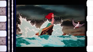 The Little Mermaid (1989), 35mm film trailer, flat hard matte, ratio 1.62