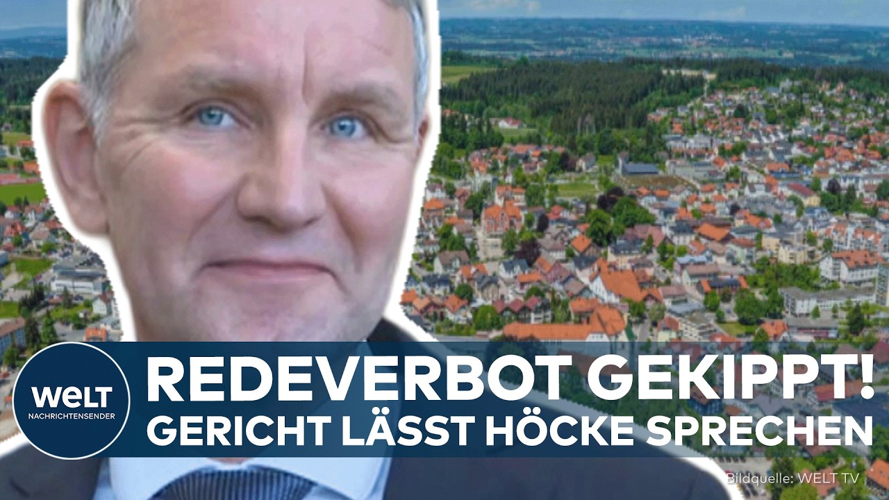 AFD: Gericht erklärt Redeverbot gegen Björn Höcke für unzulässig! Kommunen müssen Auftritte zulassen